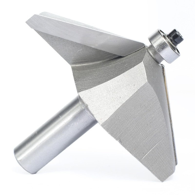 Akylin 60 Degree Extra Large Chamfer Router Bit,1/2" Shank,1-5/16" Cutting