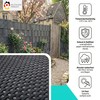 NYVI Polyrattan Privacy Screen Strips Privafence Anthracite 255 x 19