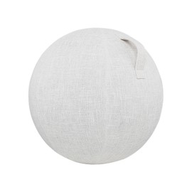 ZOSONET Seat Ball Cover, 65 cm Beige Gymnastics Ball Cover for Sitting Ball, Fitness Ball, Foldable Seat Balls, Fabric Cover - for Fitness Ball, Pilates, Yoga Ball, Office Ball, Balance Ball