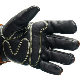 Defiant Metal MIG Welding Gloves - Premium Black Cow Leather (Medium)