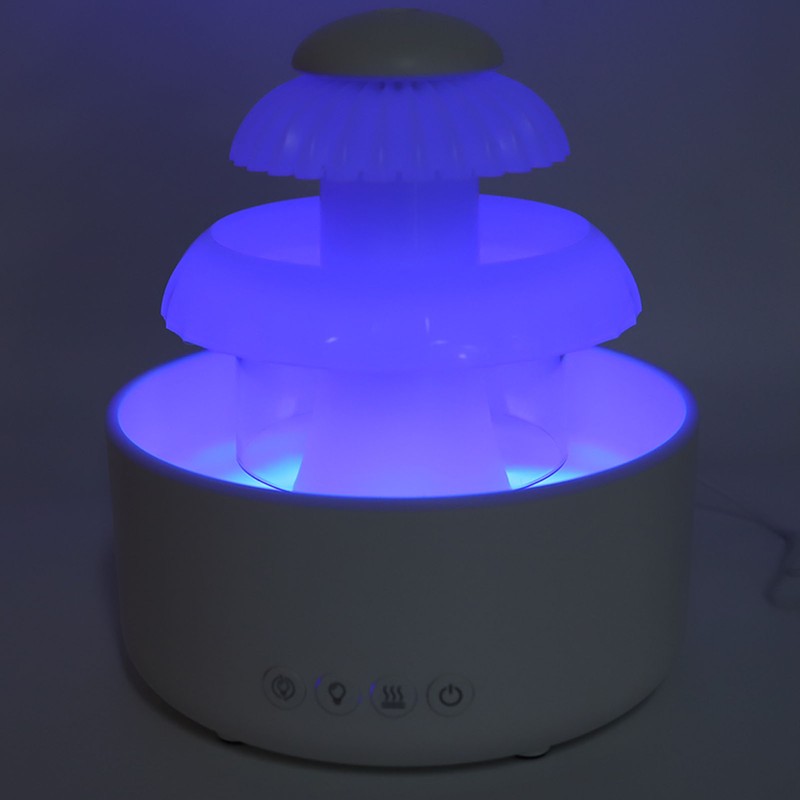 Rain Cloud Humidifier Diffuser 600ml Aroma Diffuser Night Light Quiet