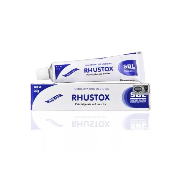 Healthymia SBL Rhustox Ointment 25gm - for Relieve Pain and Joint Disorders