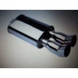 APC Intimidator Stainless Steel Dual Tip Muffler