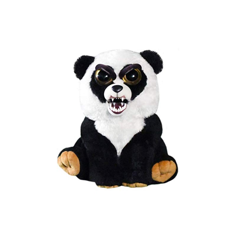 Feisty Pets Black Belt Bobby Plush Stuffed Panda That Turns