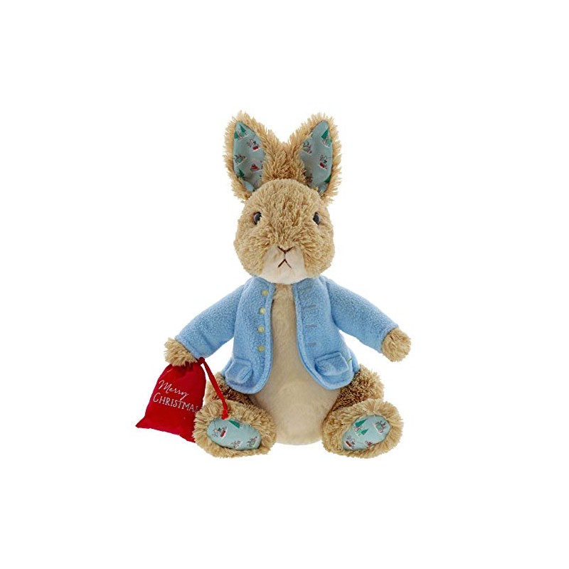 Beatrix Potter Peter Rabbit Christmas Large Soft Toy