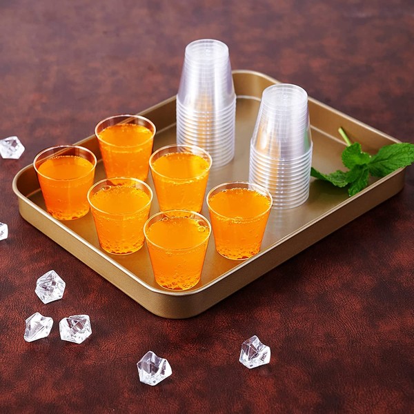 50 X Disposable Shot Glasses Clear Size 2cl / 30ml Shot Glasses Jelly Cups Plastic Shot Cups For Party Bar pub Restaurant Outdoor Event