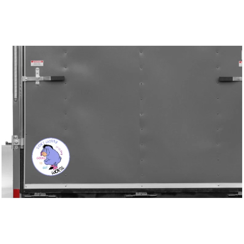 Handmade Don't Worry It's Going To Get Worse - 4"