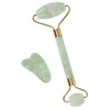 Jade Roller Kit, Gua Sha Massage Tool, Fimate Anti-Ageing Natural