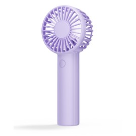 Edvision Mini Handheld Fan, Powerful 3 Speed Portable Personal Fan, Cute and Pocket Design, USB Rechargeable for Makeup/Lash/Travel/Outdoors, Summer Gift for Stylish Girls Women Kids-Purple