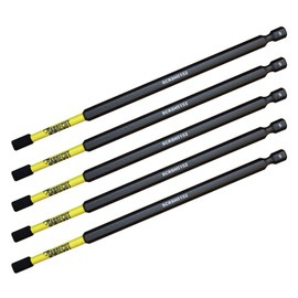 5 x SabreCut SCRH5152_5 152 mm H5 Hex (Hexagonal) Magnetic Impact Wrench Drill Bit Set One-End High Performance for Dewalt Milwaukee Bosch Makita and Others