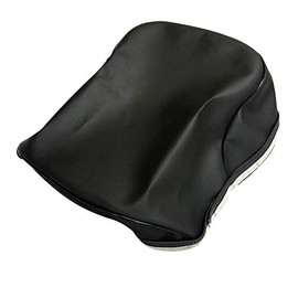 Crisparts CHRIS-SCH3022-C10 Motorcycle Seat Cover, Suzuki Epo(PV50), Made in Japan (Thick Fabric) Seat Cover [Fabric Color: Black/Piping] Replacement Type (Refill)