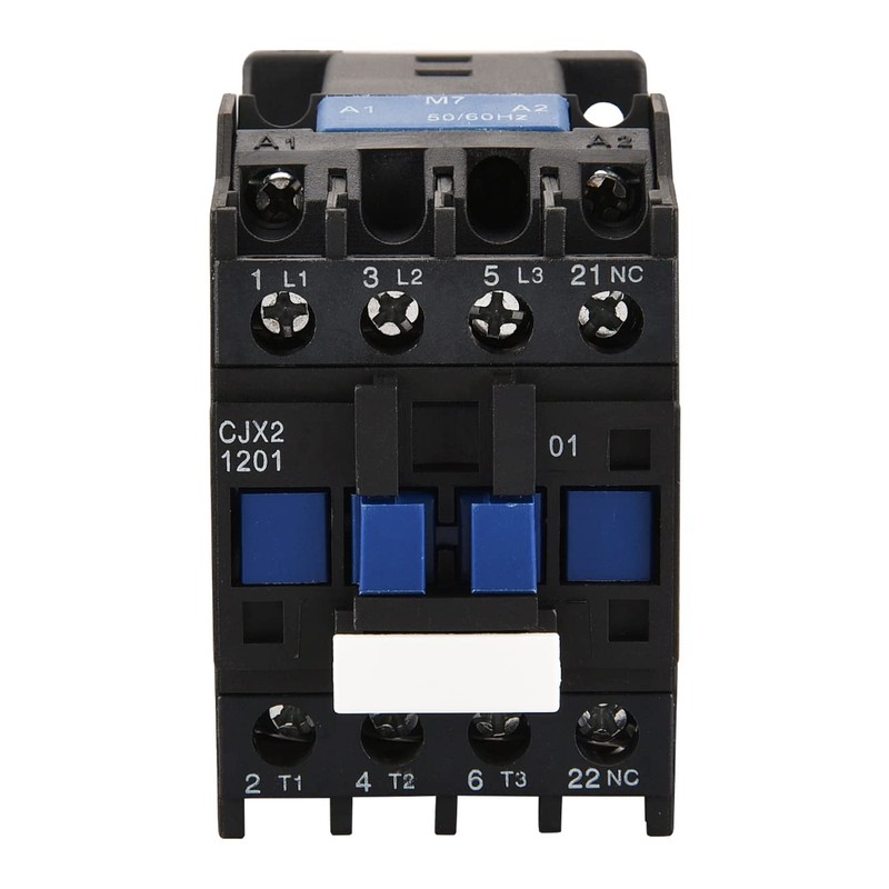 Heschen AC Contactor, CJX2-1201, 220V 50/60Hz Coil, 3P, 3 Pole,