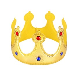 1pcs King Crown For Kids: Birthday Boy Crown Hat For Boy & Girl Party Decoration