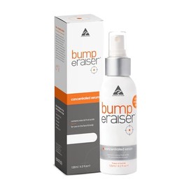 Bump eRaiser Sérum concentrado para cabello encarnado, 4.2 fl oz para tratamiento de cabello encarnado, quemaduras de afeitar y protuberancias de afei