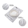 Sequin Placemats Set of 6, Heat-Resistant Dining Table Mats, Stain-Resistant