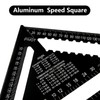 JMIATRY 2 Pcs Rafter Square Metric, 12 Inch & 7