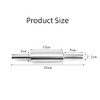 Stainless Steel Rolling Pin,Long Dough Roller for All Baking Needs