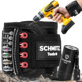 SCHMITZ.Tools Magnetic Bracelet Craftsman Gifts - Craftsman Gadget - Gifts for Men Dad - Magnetic Bracelet Tool - Practical Gifts for Dads - Father's Day Gift