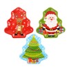 Assorted Melamine Christmas Tree Trays 32cm - Set of 3 by Christmas Time