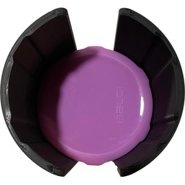 Mason Jar Lid Stack Organizer (Matte Black, Reg Mouth - Hexagon)