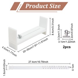 FINGERINSPIRE Jig Bracelet Maker Adjustable Paracord Jig Bracelet Maker U Shape Bracelet Maker with 2 Clips and Wrist Measurement for DIY Handmade Bracelet Weaving Tools