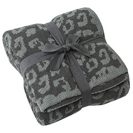 Barefoot Dreams "Barefoot in The Wild Throw Blanket - Graphite/Carbon