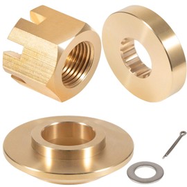 Replacement for 6E5-45987-01 Propeller Installation Hardware Tool Kit for Yamaha Outboard Engine 150HP-300HP, Thrust Washer/Spacer/Washer/Nut and Cotter Pin