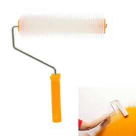 220mm Spiked Roller, Flooring Aeration Roller Self Levelling Tool, Roller Brush Flooring Aeration, Roller Self Levelling Tool, Self Levelling Tools, Spiked Roller Floor Self Leveling Roller