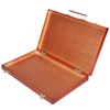 Retro Wooden Painting Tool Storage Box Portable Drawing Oil Painting