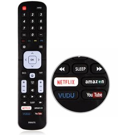 EN2A27S Replacement Remote Control for Sharp Smart TV 55H6B 50H7GB LC-40N5000U LC-43N5000U LC-43N6100U LC-43N7000U LC-50N5000U LC-50N6000U LC-50N7000U LC-55N620CU LC-55N5300 LC-65N7000U LC-65N5200