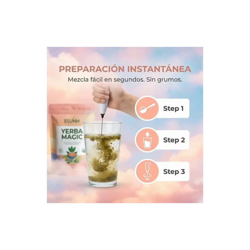Esunm Yerba Mate Suplemento Nutricional 3 En 1 60raciones