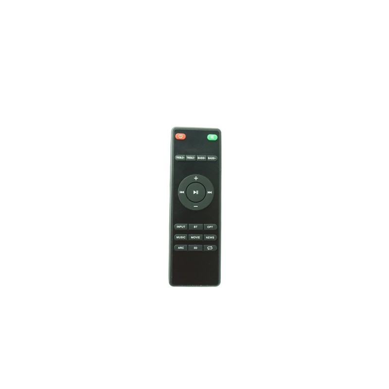 Remote Control for Wohome S99 Channel Small TV Sound Bar