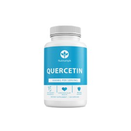 Nutriumph Quercetin 1000mg per Serving | Antioxidant Properties, Overall Health & Immune Support Supplement | 120 Capsules