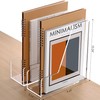 SANRUI 2-Pack Acrylic Magazine File Holder Desk Organizer Magazine Rack,