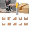 HPMAISON 12-Piece Cutter Set for Routers, Cylindrical Shank 8 mm,