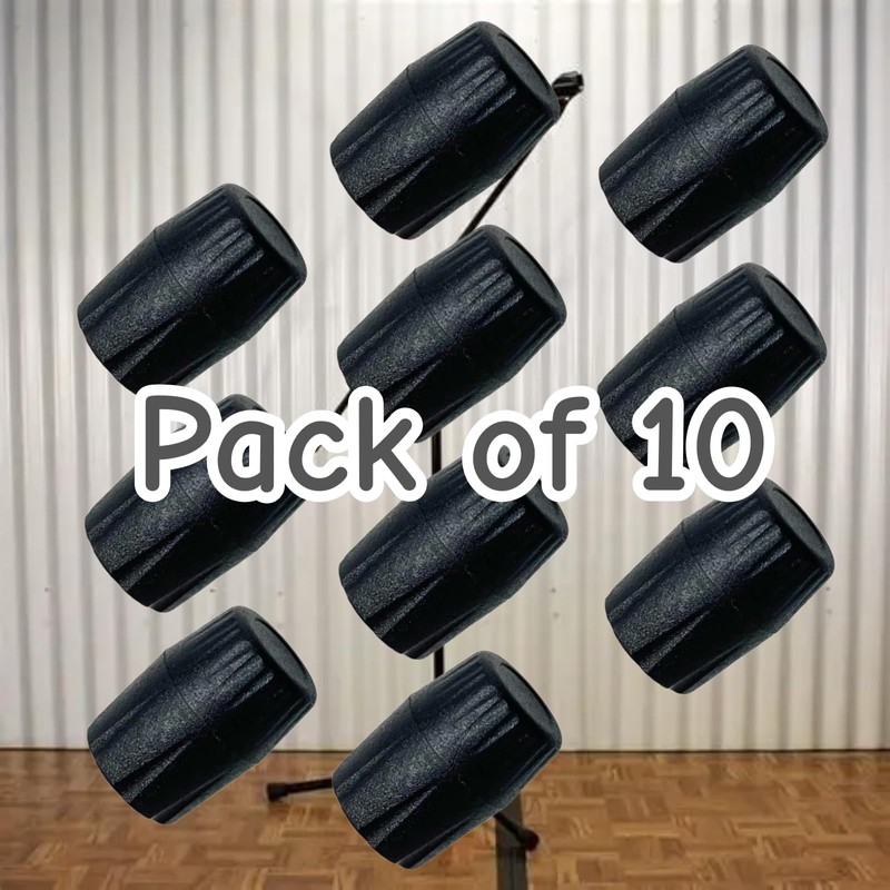 10 PCS Microphone Guitar Stand Foot Protector Rubber Stand Cap