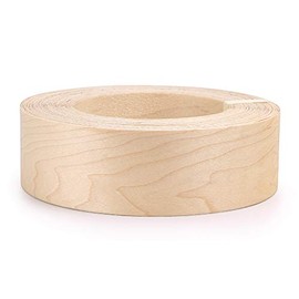 Skelang - Rollo de Banda de Borde de Chapa de Madera de Arce de 2" x 50' Preencolada para Planchar con Adhesivo Termofusible Cinta de Mad...