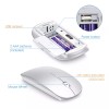 Topmate Ultra Slim Wireless Keyboard and Mouse Combo, Silent Compact
