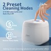 Ultrasonic Retainer Cleaner Machine with 4 UV Lights for Denture