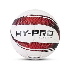 Hy-Pro Elastico Match Football Size 4, red, Black and Orange