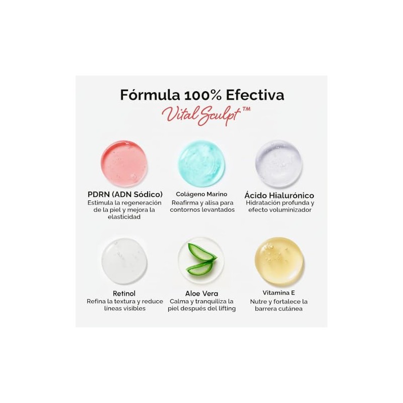 MAREE Mascarilla Lifting V Line con ADN de Salmón PDRN