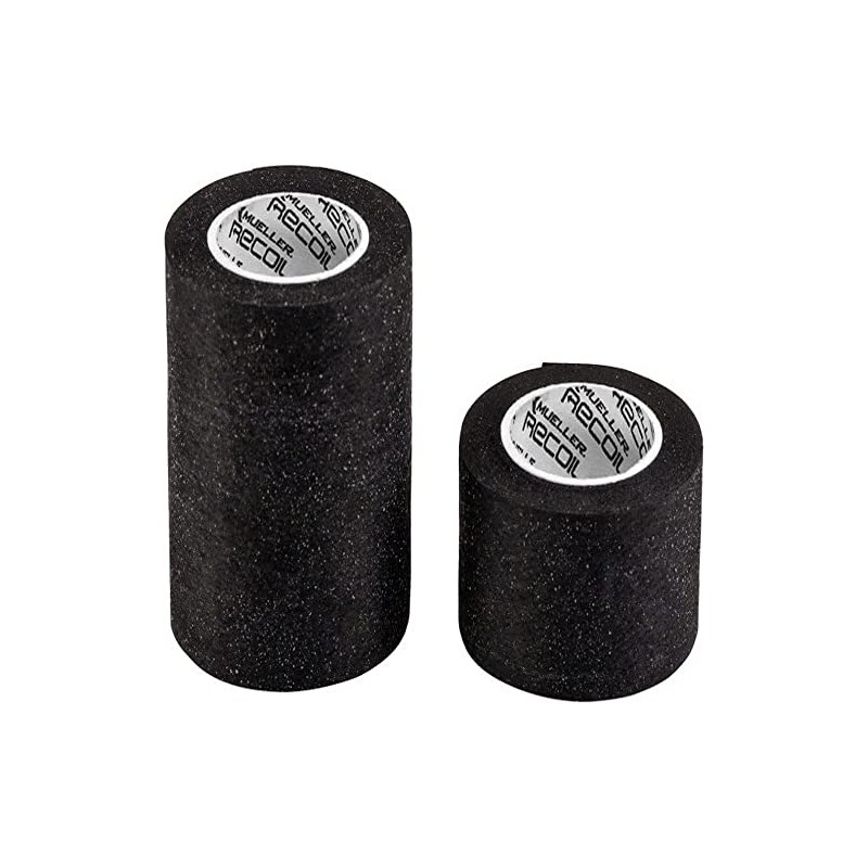 Mueller Recoil Cohesive Tape Black - 2.55cm x 3.66m
