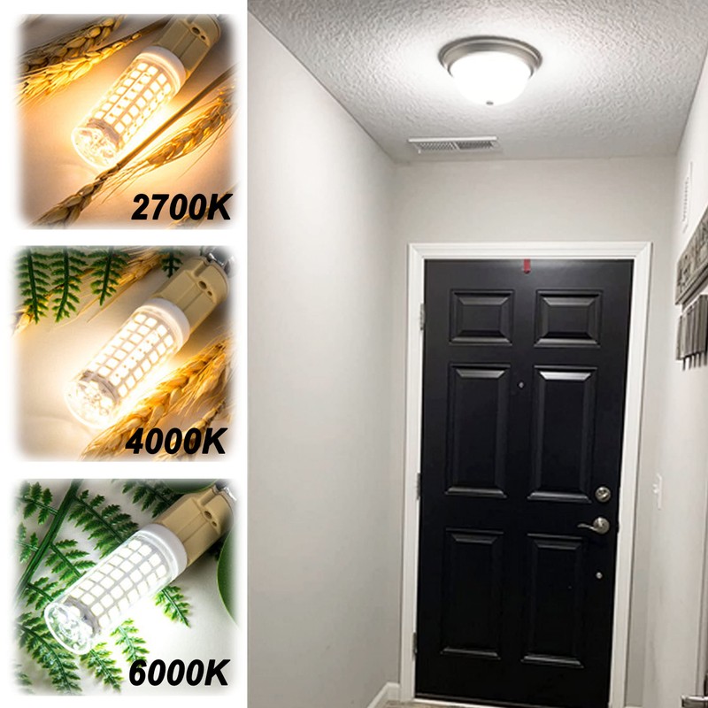 ALIDE E26 100W Replacement LED Candelabra Corn Bulbs,6000K Bright Daylight