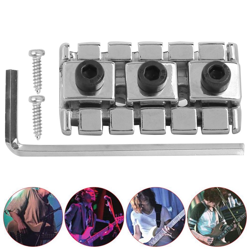 Electric Guitar String Lock Nut with Headstock String Retainer Bar