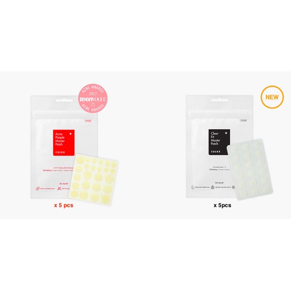 COSRX Acne Pimple Master Patch 5pc & Clear Fit Master