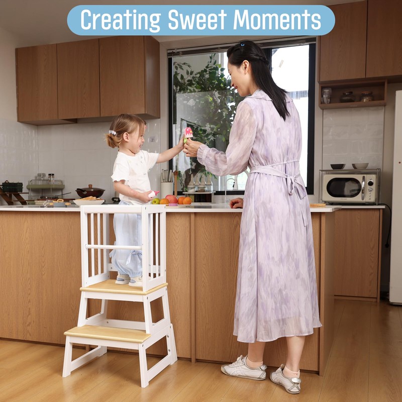 Kids Kitchen Step Stool, Ideal Toddler Learning Standing Tower, 2025