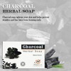 HERBOGANIC Charcoal Herbal Soap | Natural Bar Soap for Face