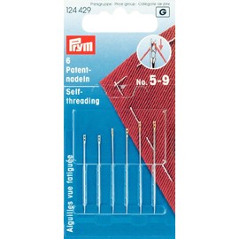 Self-Threading Needles, with Split Eye and Gold Eye