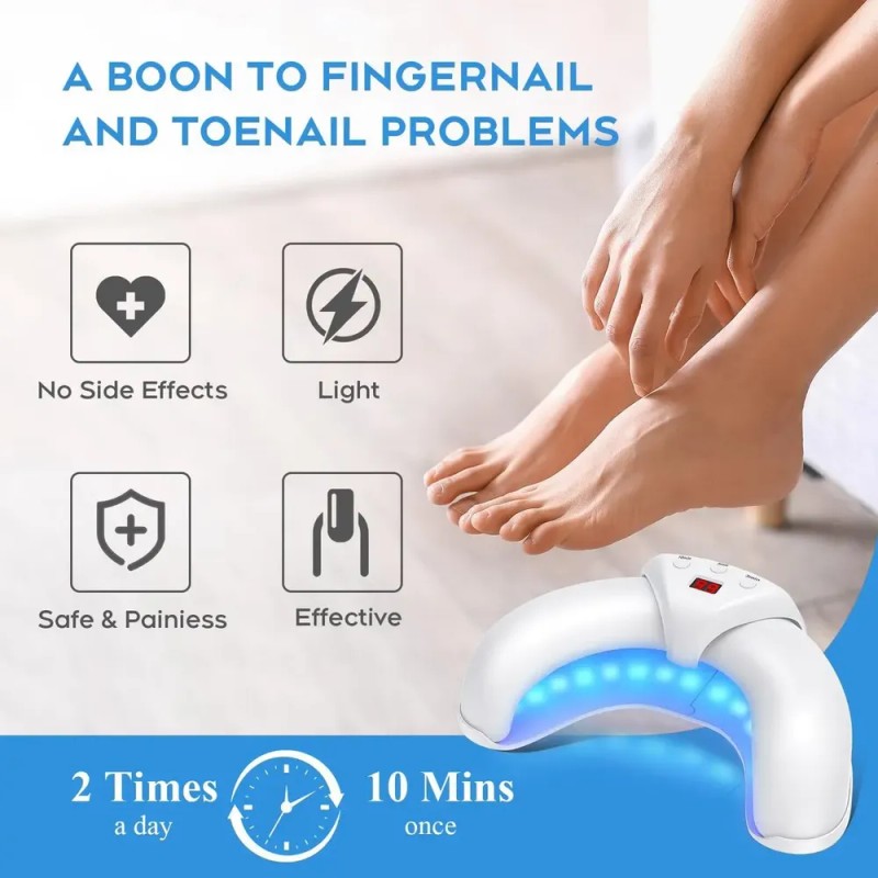 Dispositivo Ligero Para Hongos En Las Uñas De Los Pies