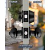 Brotima 4 Pack Keyed Alike Front Door Knob and Deadbolt